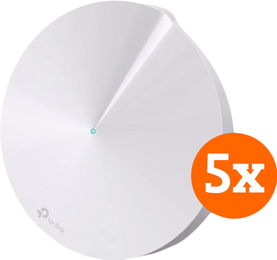 TP-Link Deco M5 Mesh Wifi (5-pack) - 2017 van het merk TP-Link en de categorie routers