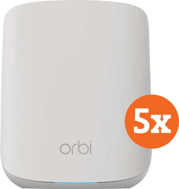 Netgear Orbi RBK353 Mesh Wifi 6 (5-pack) van het merk Netgear en de categorie routers