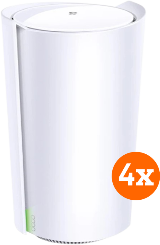 TP-Link Deco X90 Mesh Wifi 6 (4-pack) - 2021 van het merk TP-Link en de categorie routers
