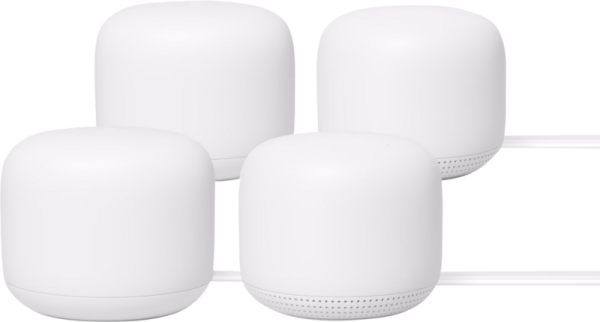 Google Nest Wifi Mesh (4-pack wit) van het merk Google Nest en de categorie routers