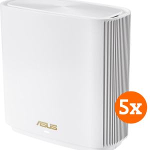 Asus ZenWifi AX XT8 Mesh Wifi 6 (5-pack wit) van het merk Asus en de categorie routers