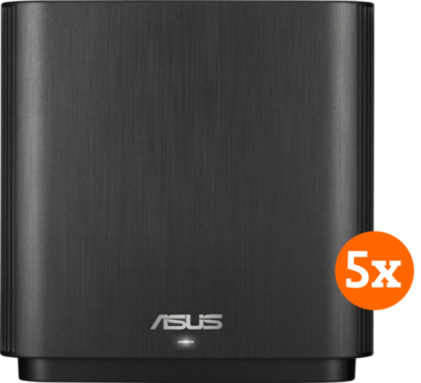 Asus ZenWifi AX XT8 Mesh Wifi 6 (5-pack zwart) van het merk Asus en de categorie routers