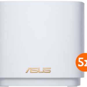 Asus ZenWiFi AX Mini XD4 Mesh Wifi 6 (5-pack wit) van het merk Asus en de categorie routers