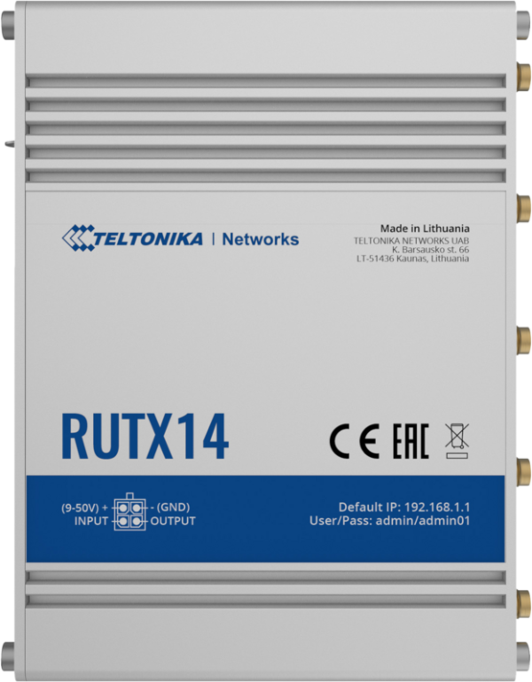 Teltonika RUTX14 van het merk Teltonika en de categorie routers