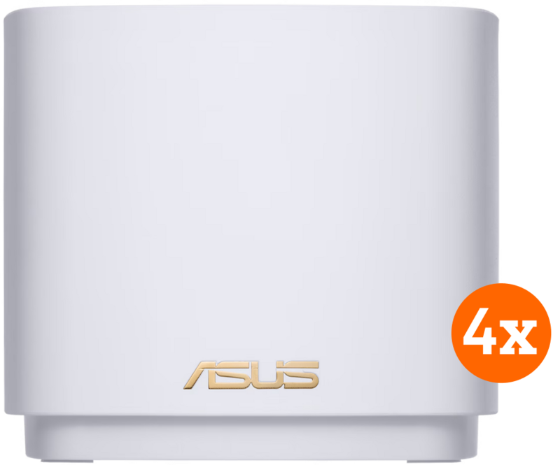 Asus ZenWiFi AX Mini XD4 Mesh Wifi 6 (4-pack wit) van het merk Asus en de categorie routers