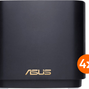 Asus ZenWiFi AX Mini XD4 Mesh Wifi 6 (4-pack zwart) van het merk Asus en de categorie routers