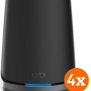 Netgear Orbi RBKE963 Zwart 4-pack van het merk Netgear en de categorie routers