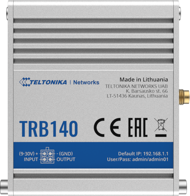 Teltonika TRB140 van het merk Teltonika en de categorie routers