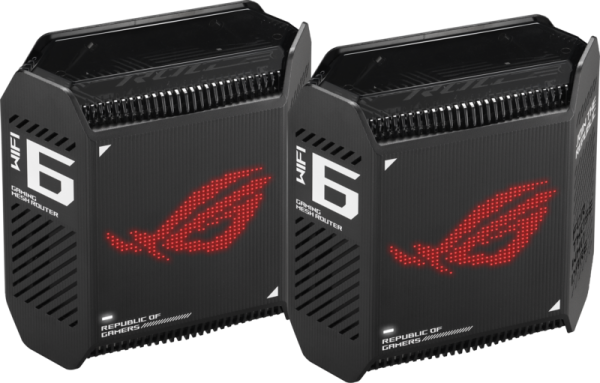 ROG Rapture GT6 Zwart Duo Pack van het merk Asus en de categorie routers